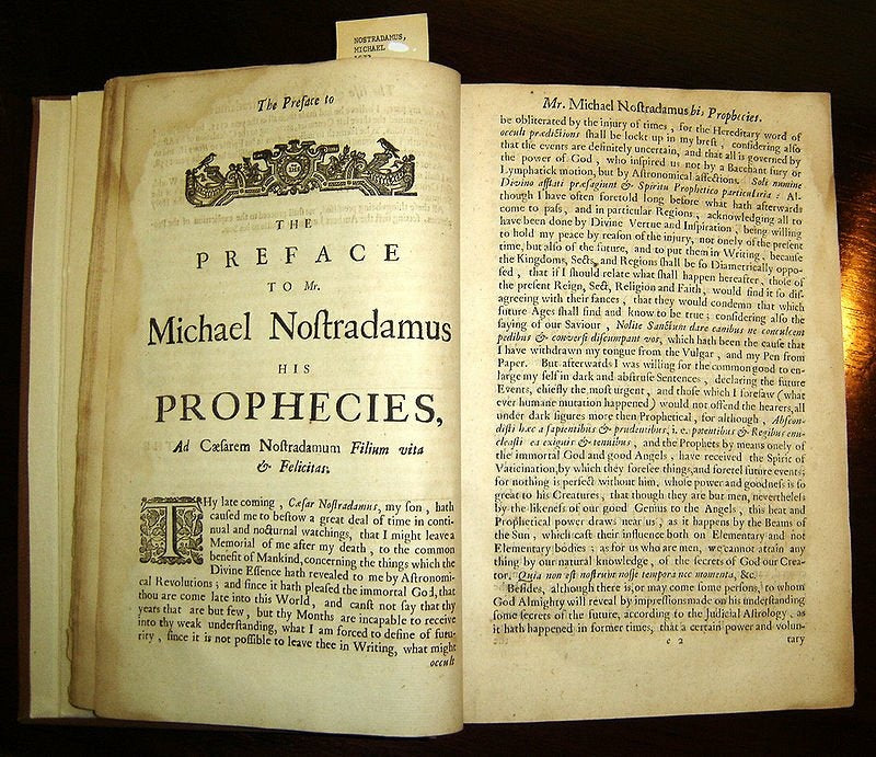 做出「神秘預言」的西洋星象家——諾查丹瑪斯 NOSTRADAMUS
