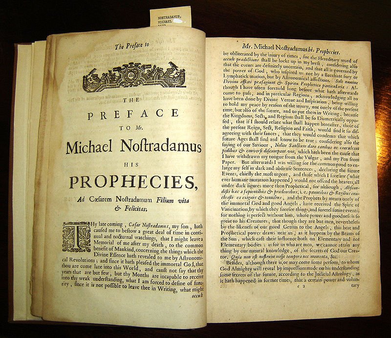 西方最有名的星象家 – 諾查丹瑪斯(Nostradamus)