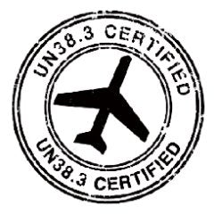 UN38.3 鋰電池運輸安全測試標章